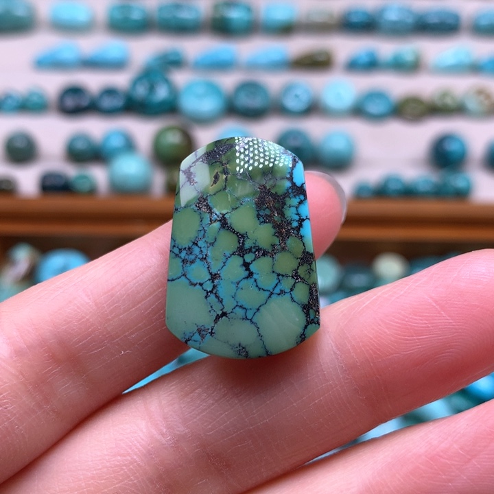 绿松石未镶嵌颈饰