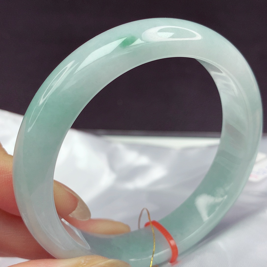 翡翠手镯未镶嵌58圈159