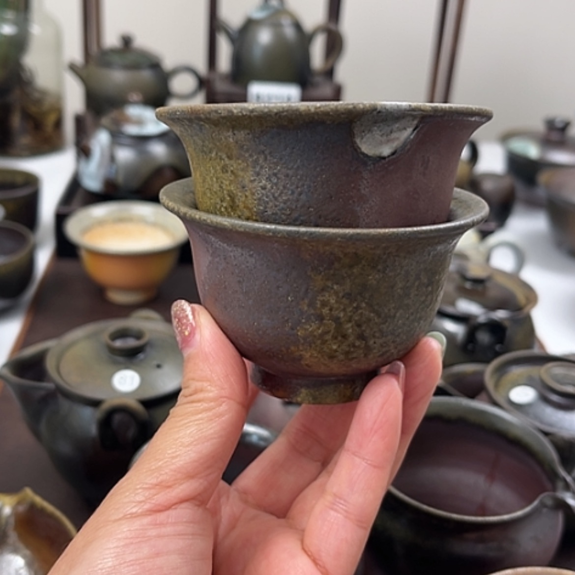 【闪购商品】龙*风柴烧茶具柴烧茶具