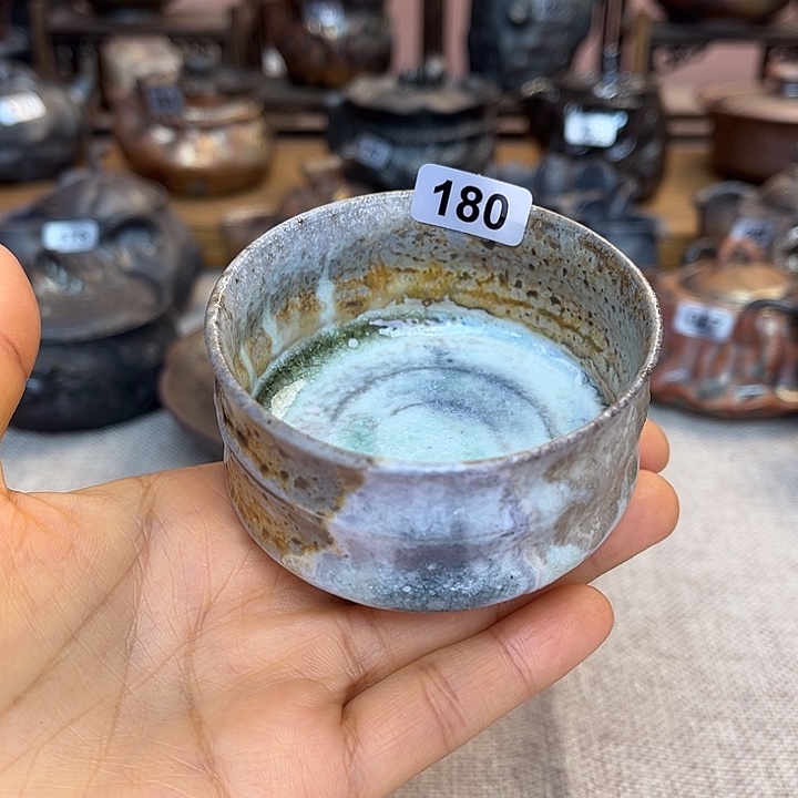 裸柴烧陶瓷手工茶器