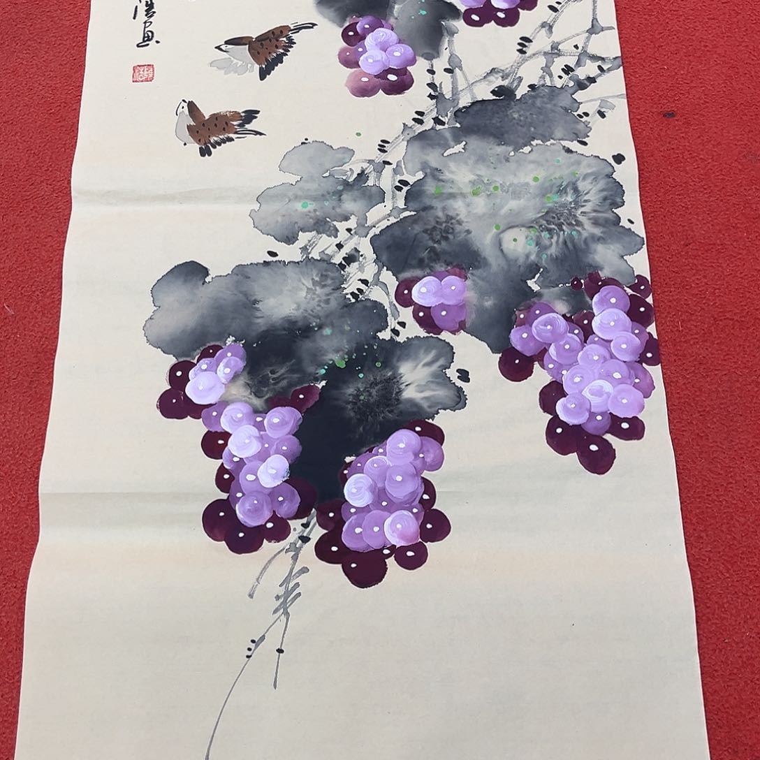 国画手绘国画作品