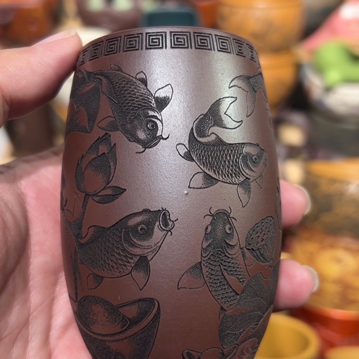 茶杯紫砂宜兴紫砂主人杯