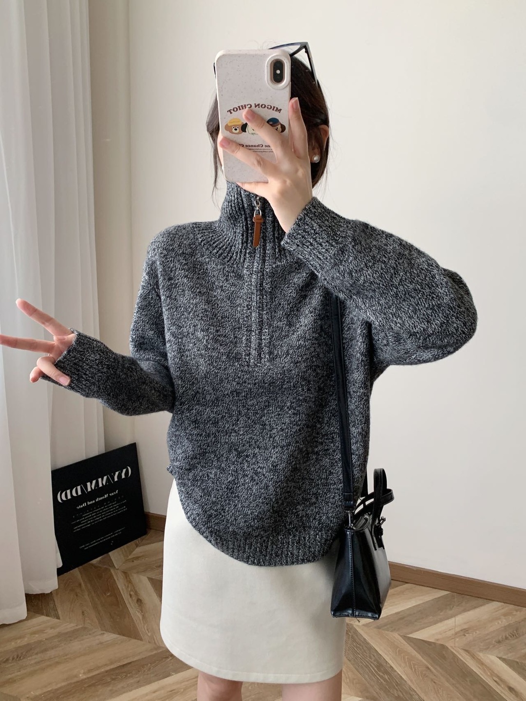 56-1152-88513【100分绵羊毛】女士舒适百搭时尚女上衣