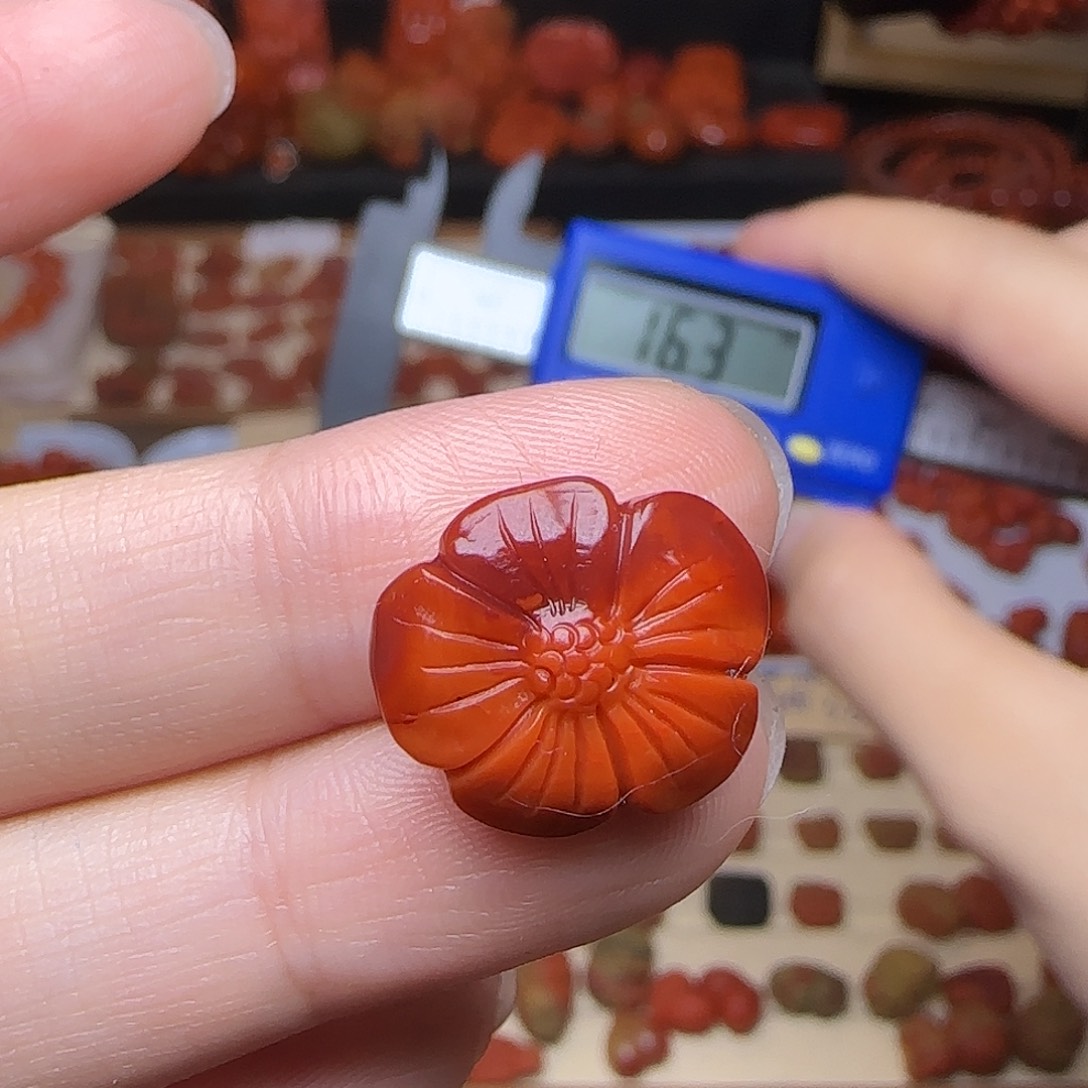 南红玛瑙未镶嵌吊坠(不含链)