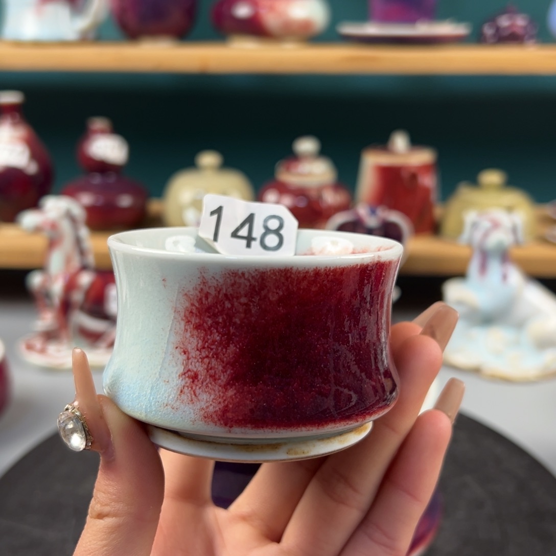 瓷片微瑕主人杯纯手工