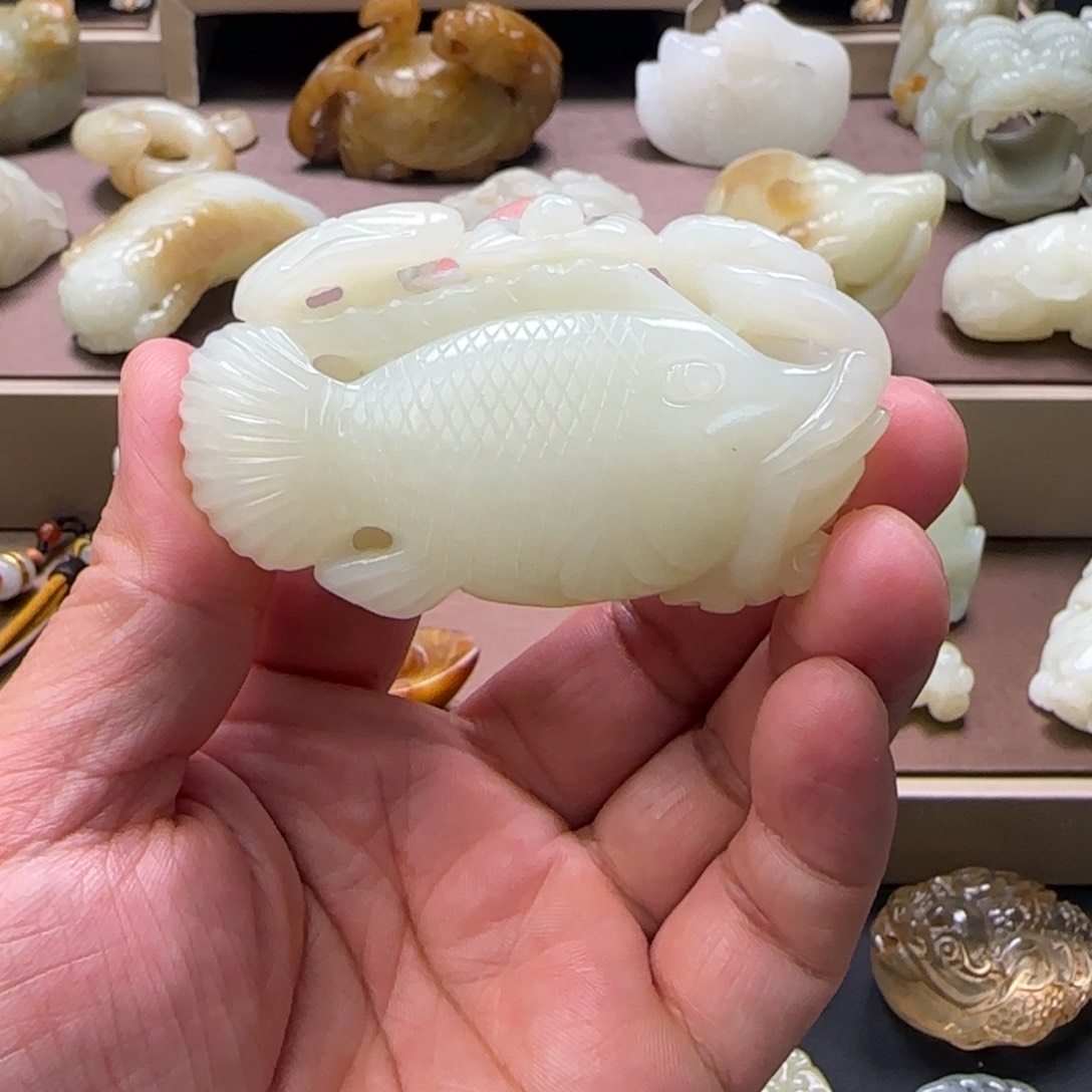 和田玉把件未镶嵌清**为