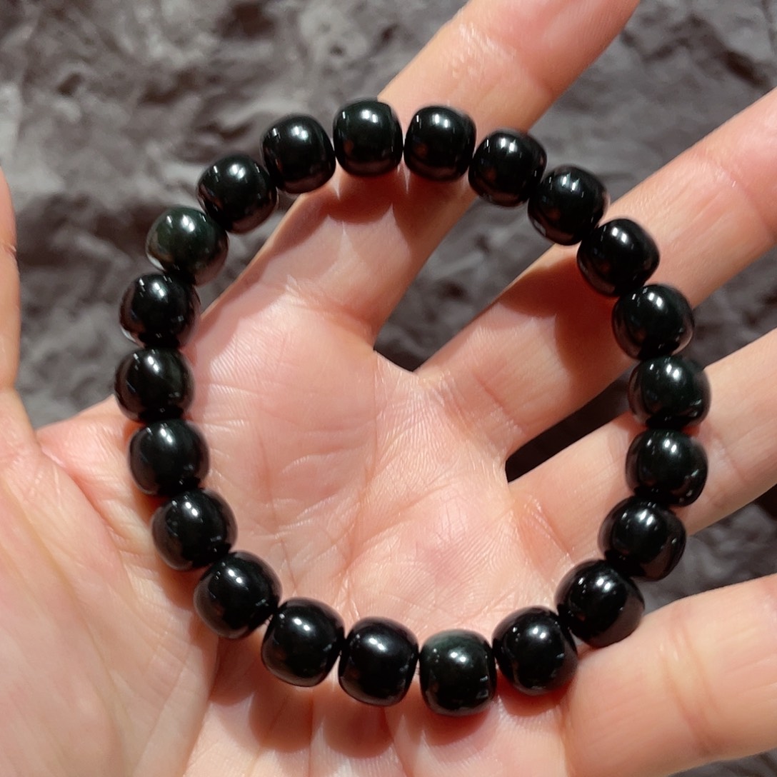 和田玉手串未镶嵌9.10老型