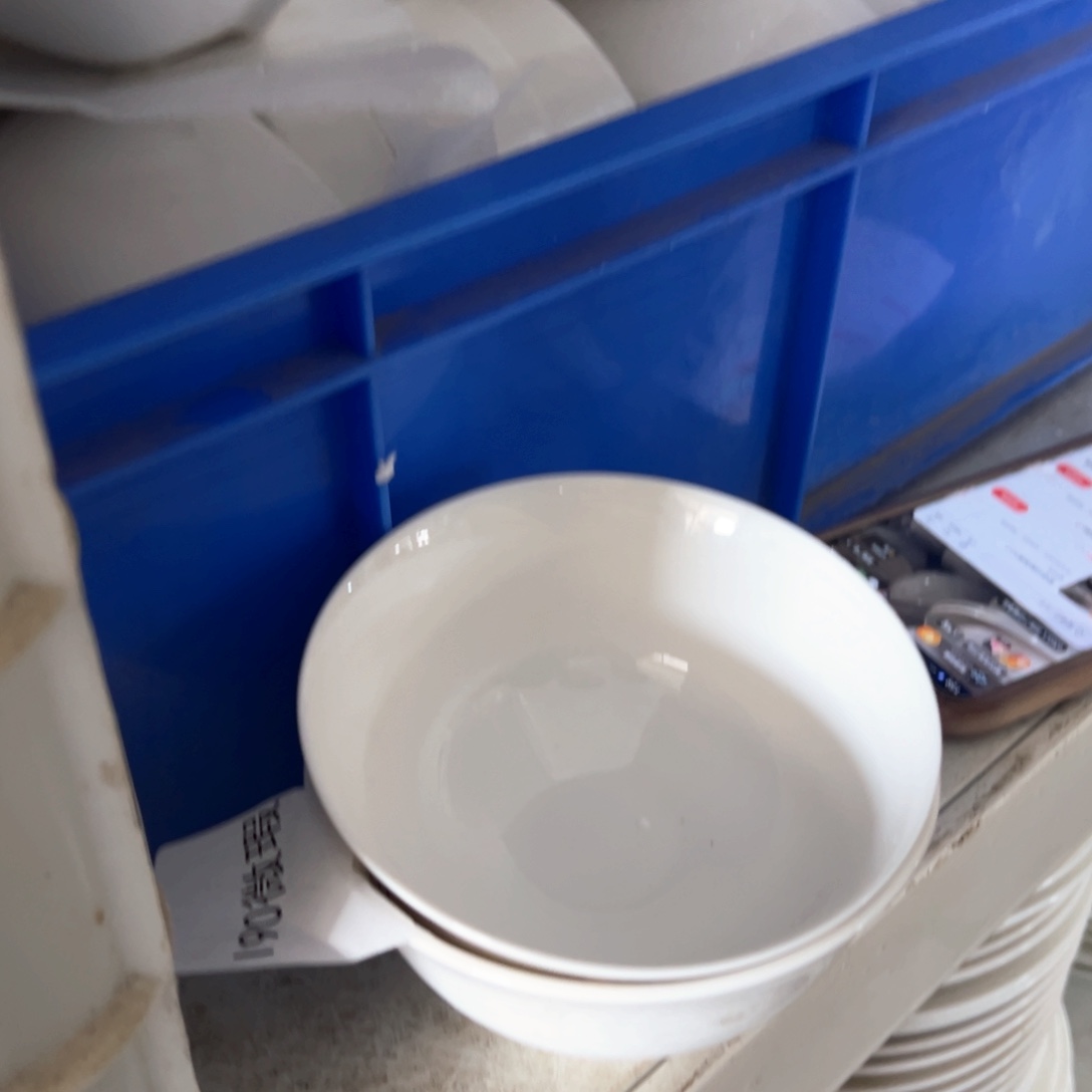 瓷老白胎饭碗10个