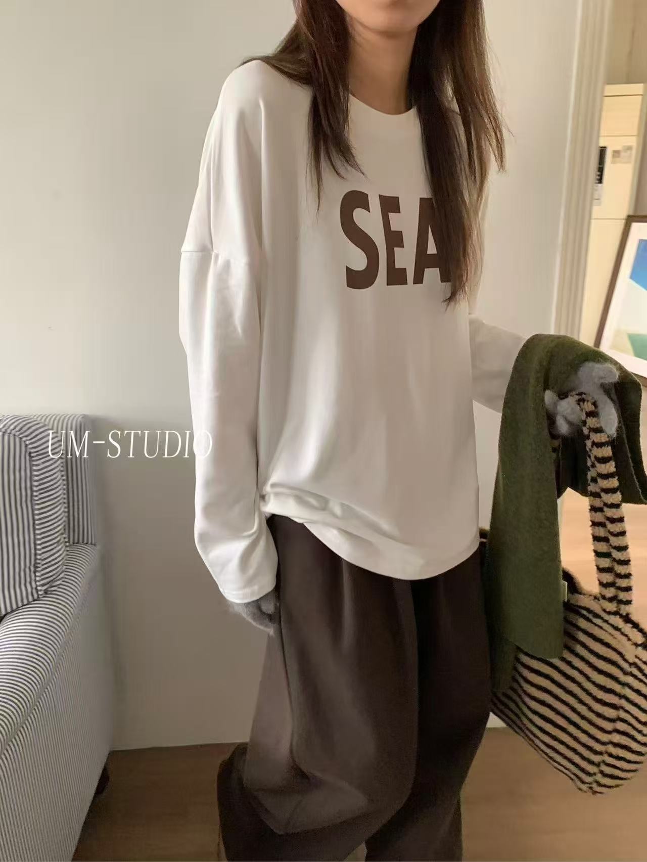 UM#619538#圆领长袖上衣 FL