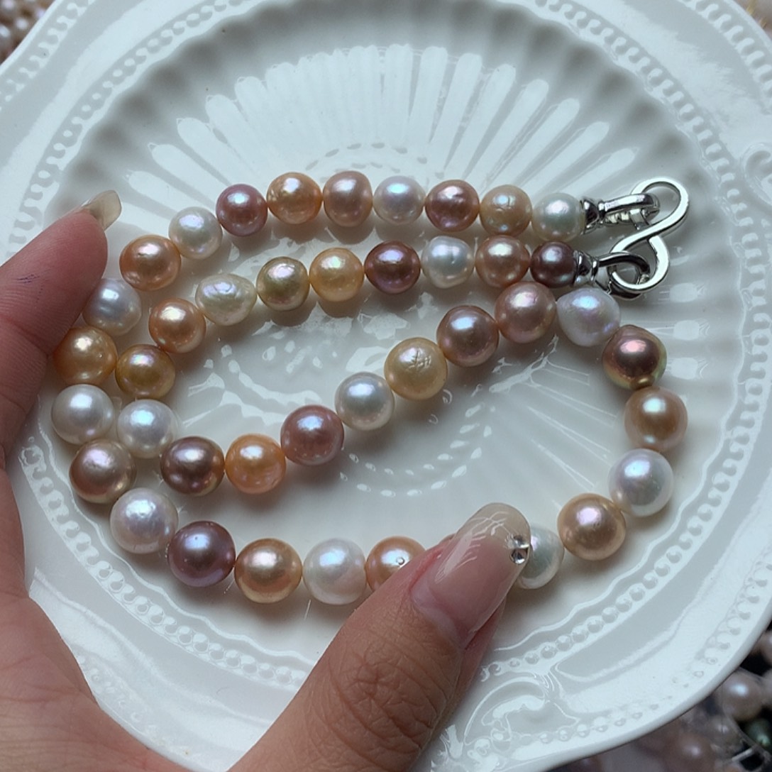 淡水珍珠9-10未镶嵌d61项链