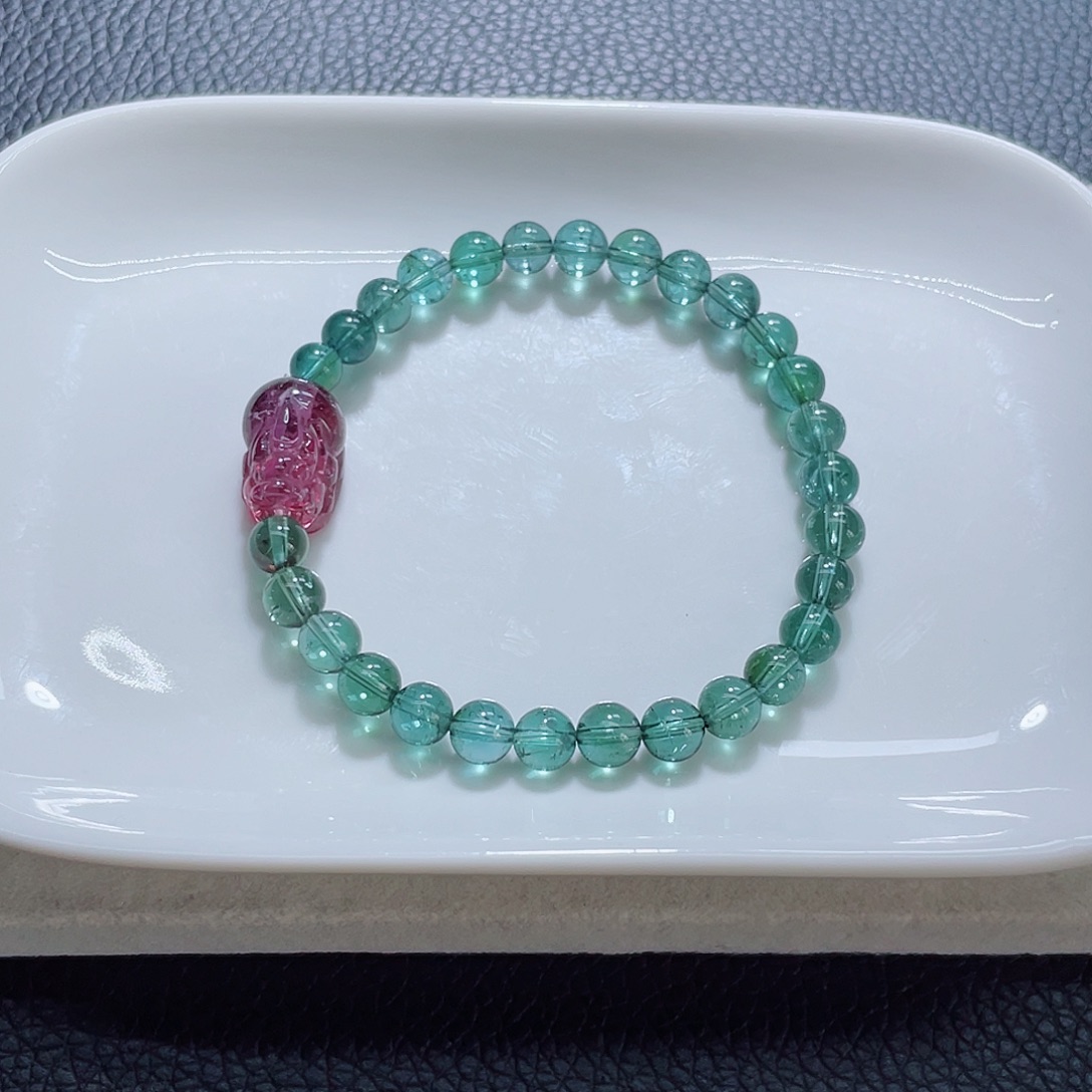 碧玺手链未镶嵌碧玺手链