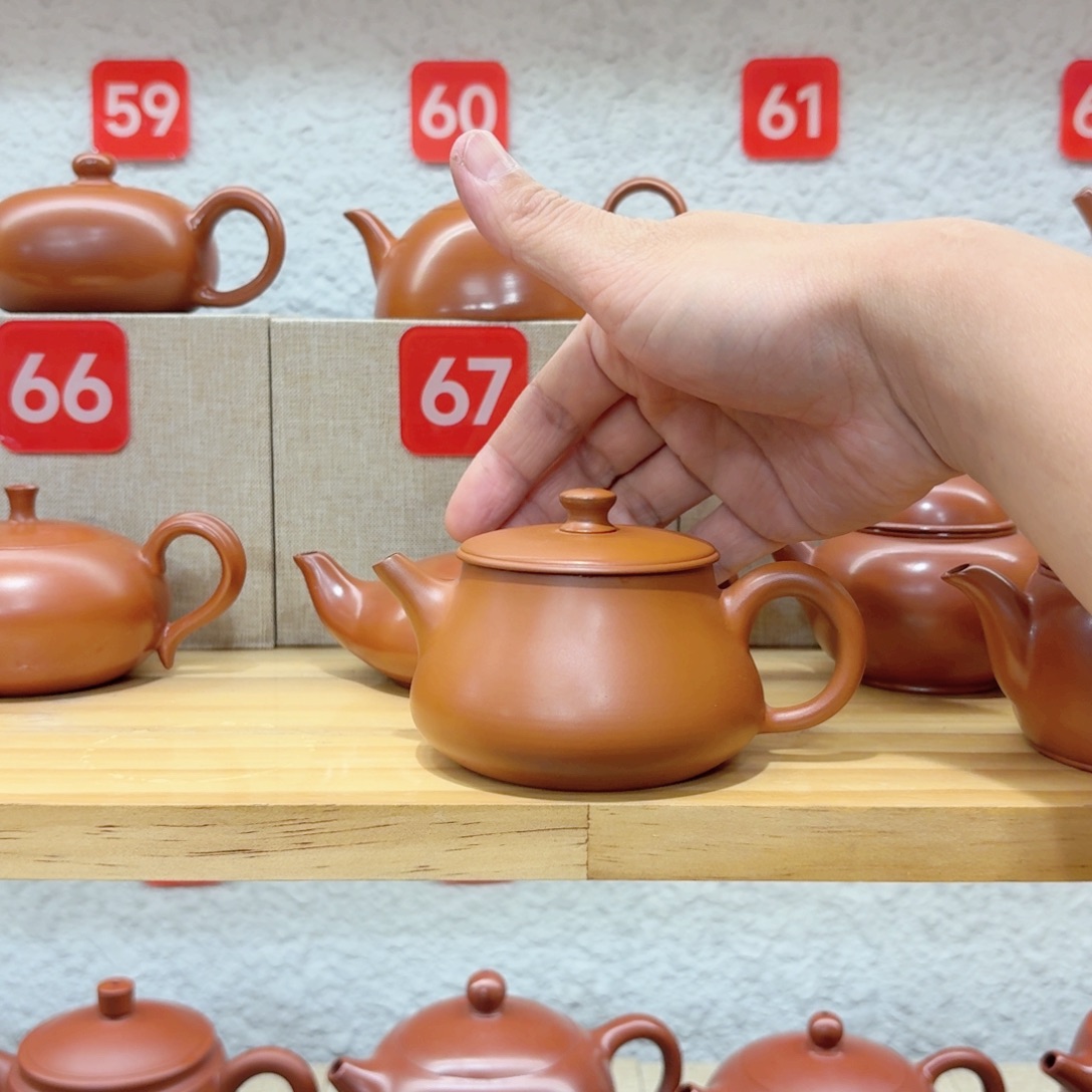 十***美紫砂茶壶精工超薄潮州手拉壶
