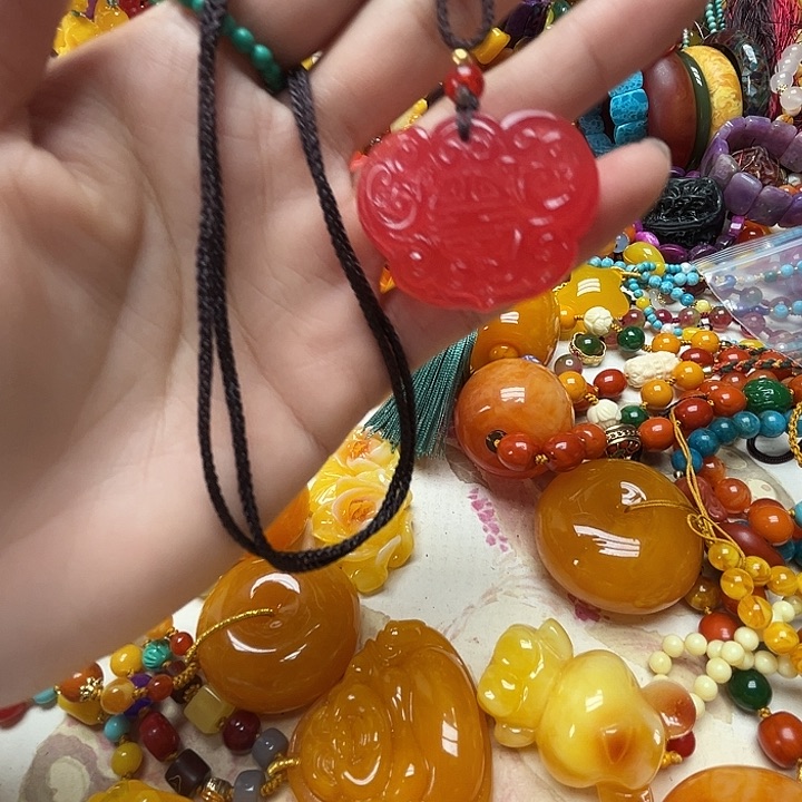 树脂制品1065海云母如意锁