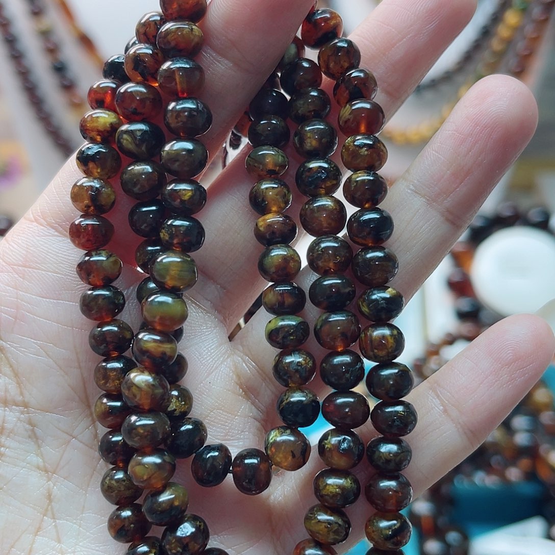 琥珀颈饰未镶嵌琥珀7