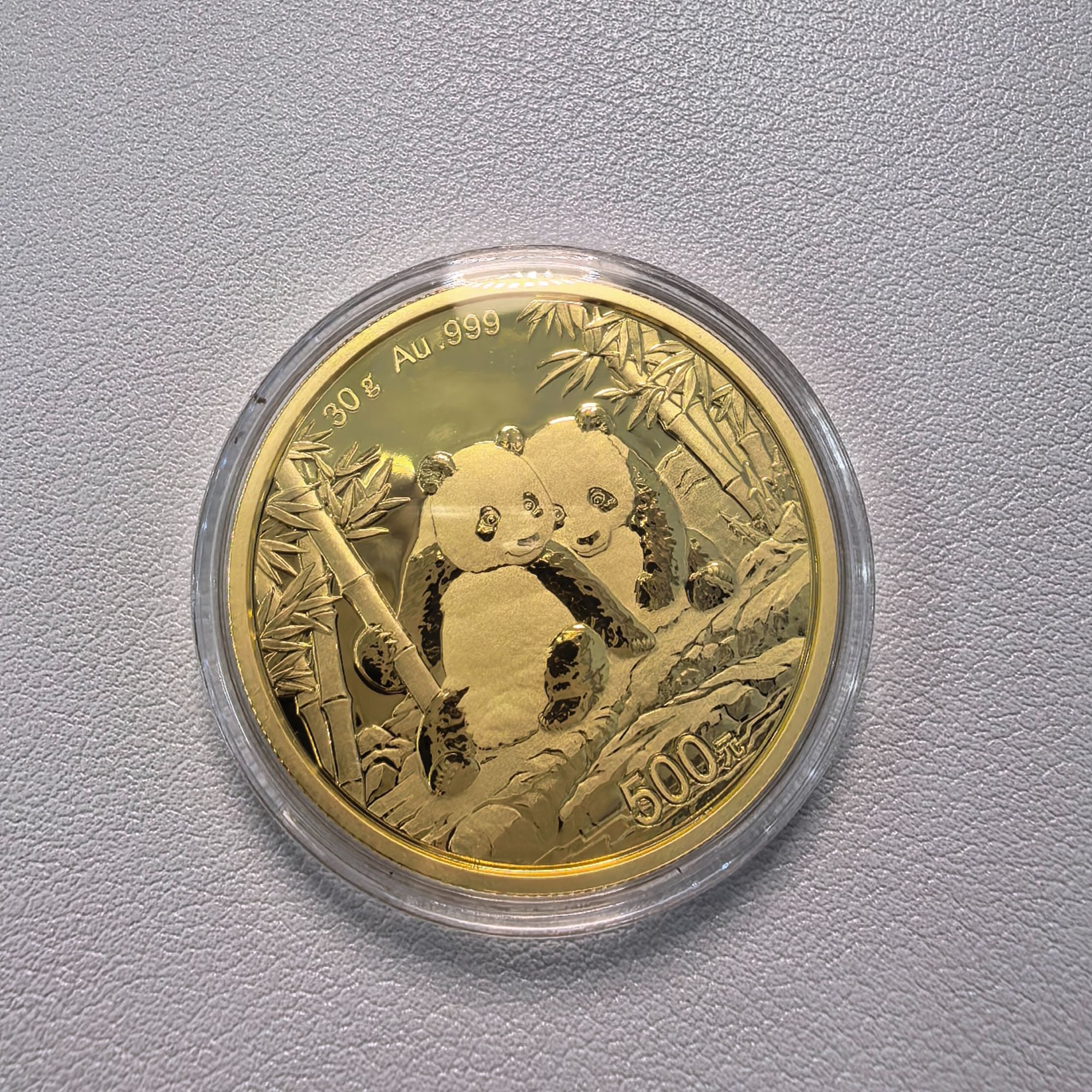 CAIBAI JEWELRY/菜百首饰HR熊猫金币2026年30克足金999(不含盒）