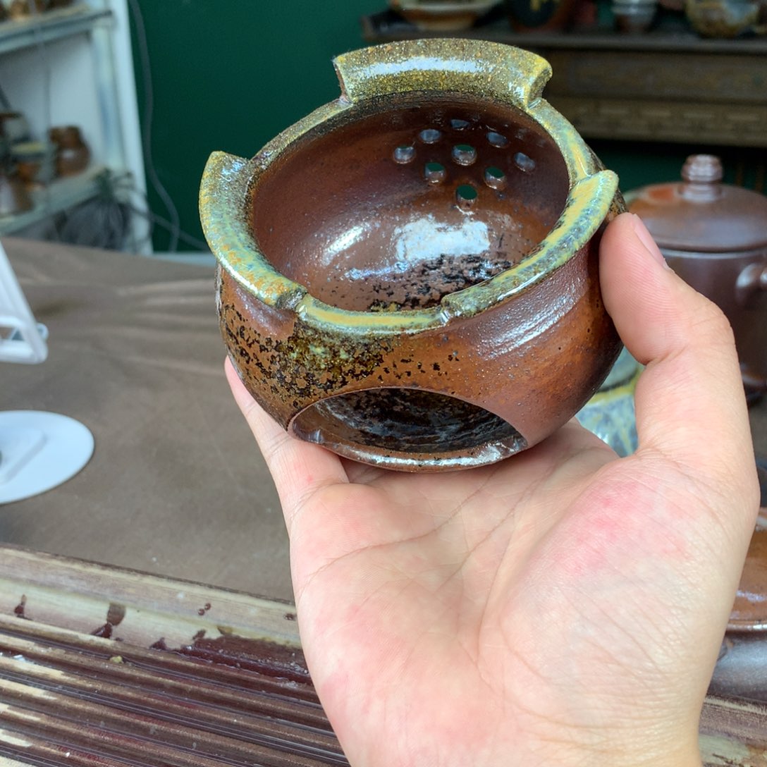 紫砂柴烧纯自然柴烧