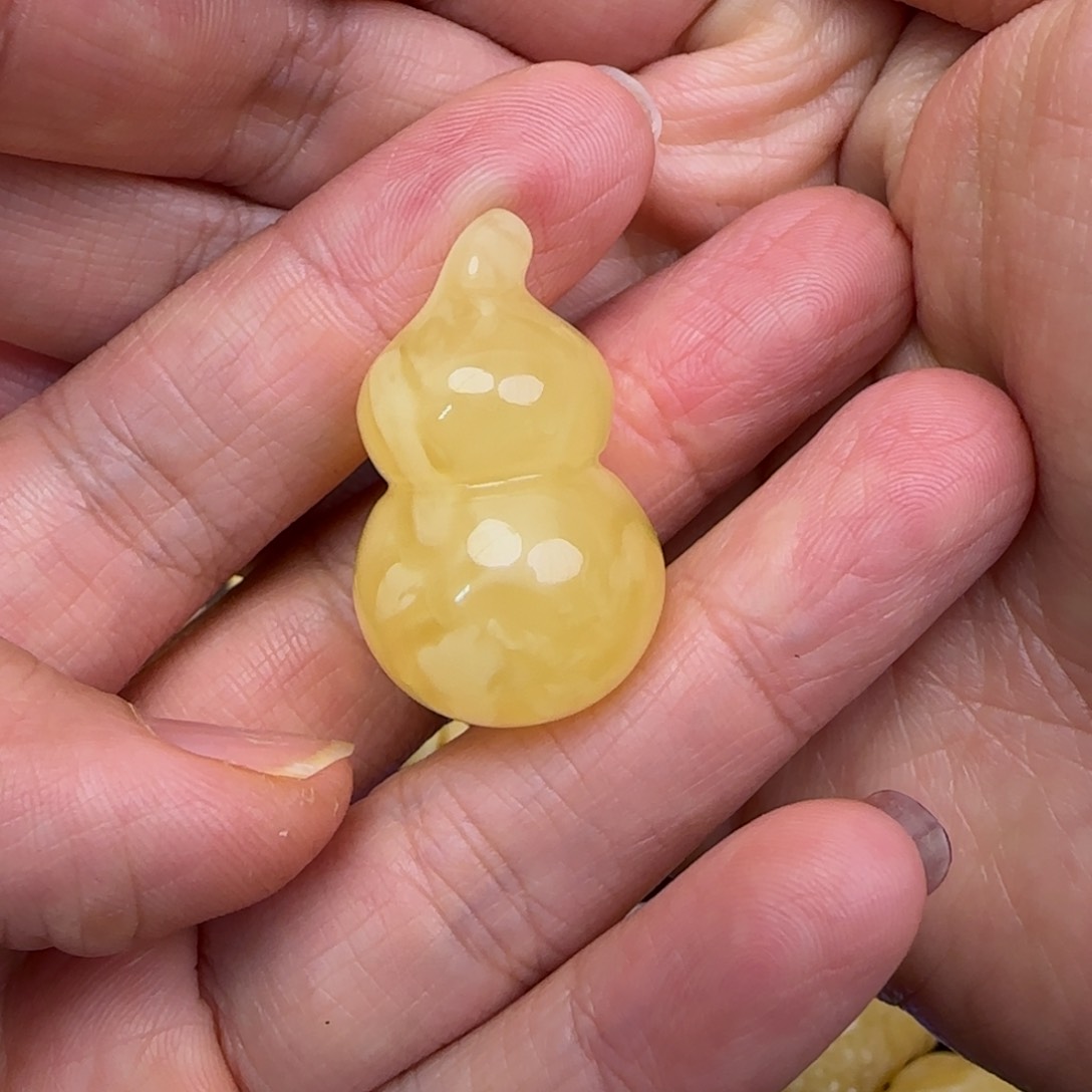 蜜蜡颈饰未镶嵌天然蜜蜡