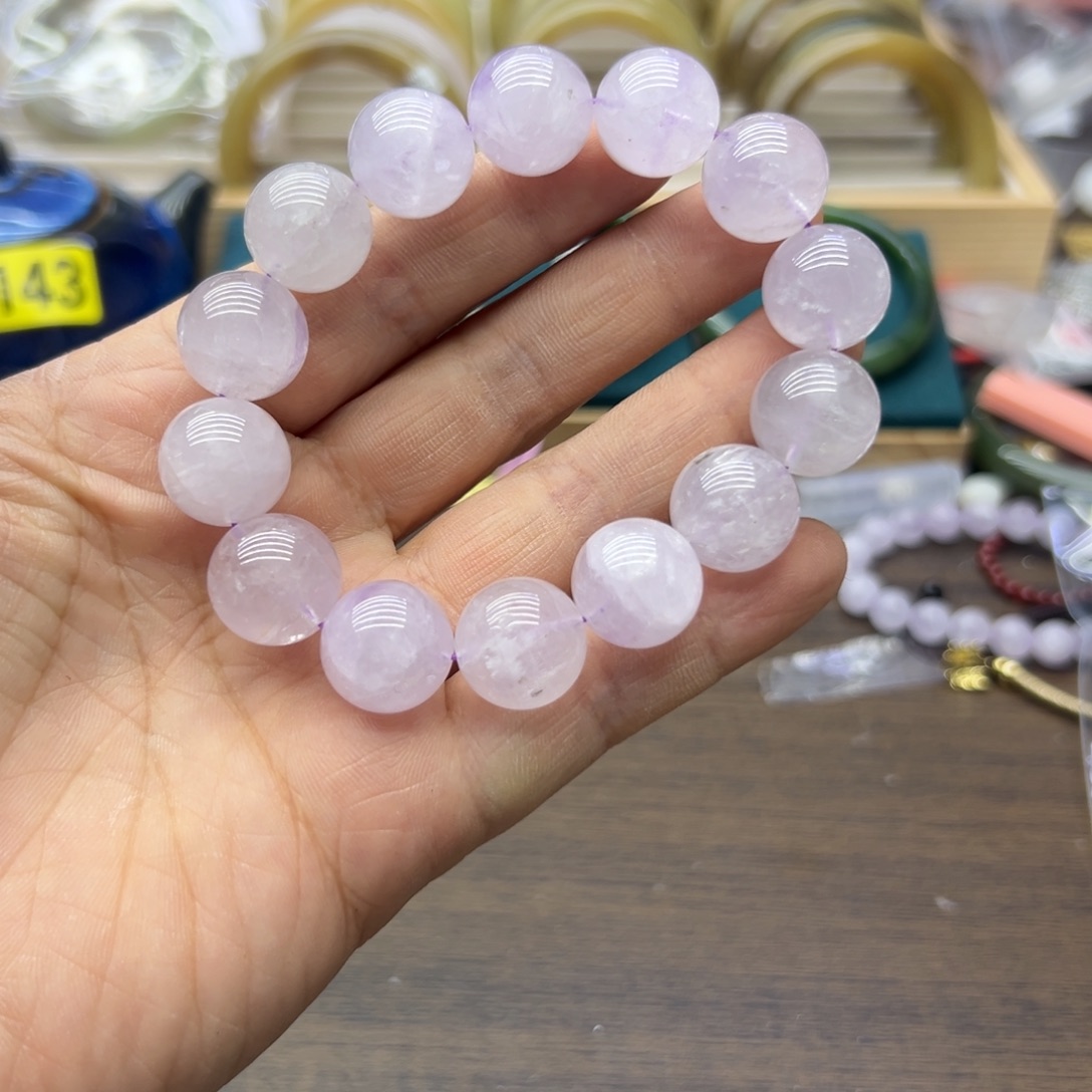 手串未镶嵌锂辉石紫锂辉卡14