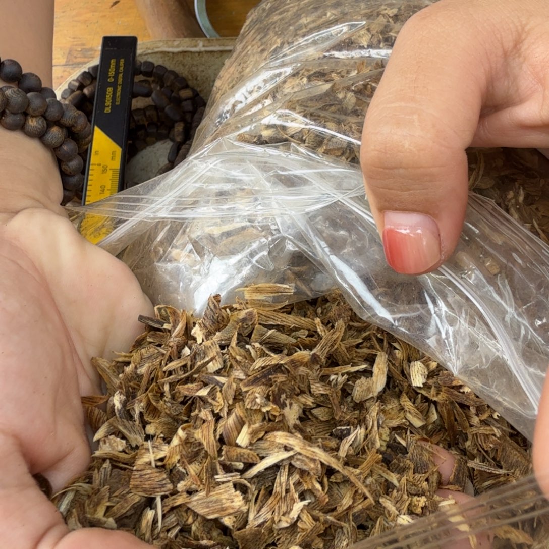 沉香沉香碎屑500克勾丝枕头沉香送枕头套