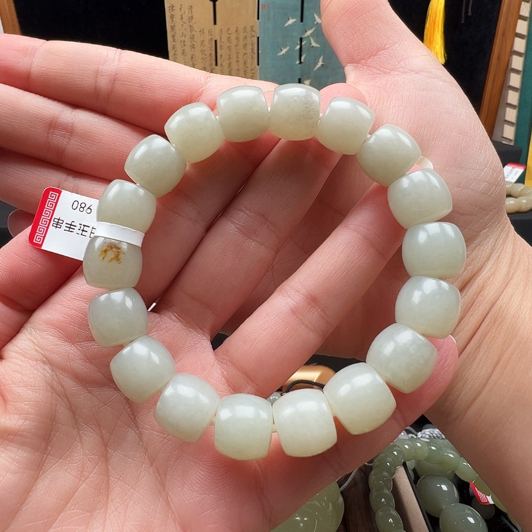 和田玉手链未镶嵌
