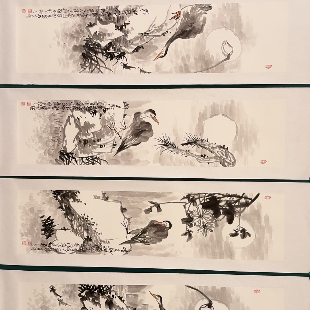 国画溥文彬老师的作品