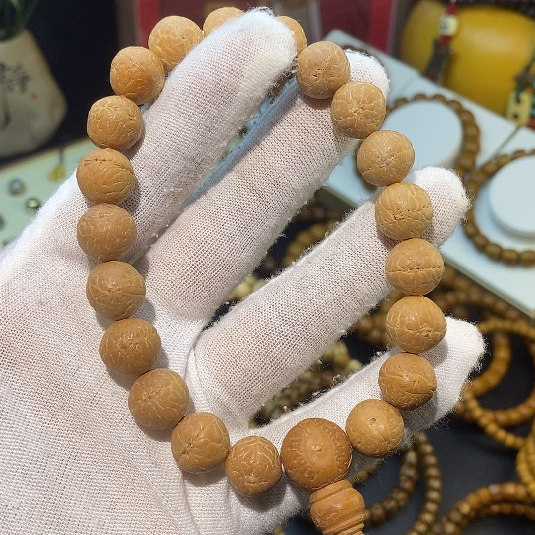 狐***林手串紫金鼠凤眼菩提子手持