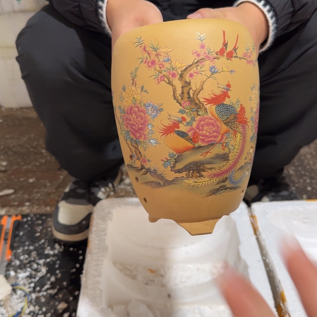 紫砂花盆口径15.20口径