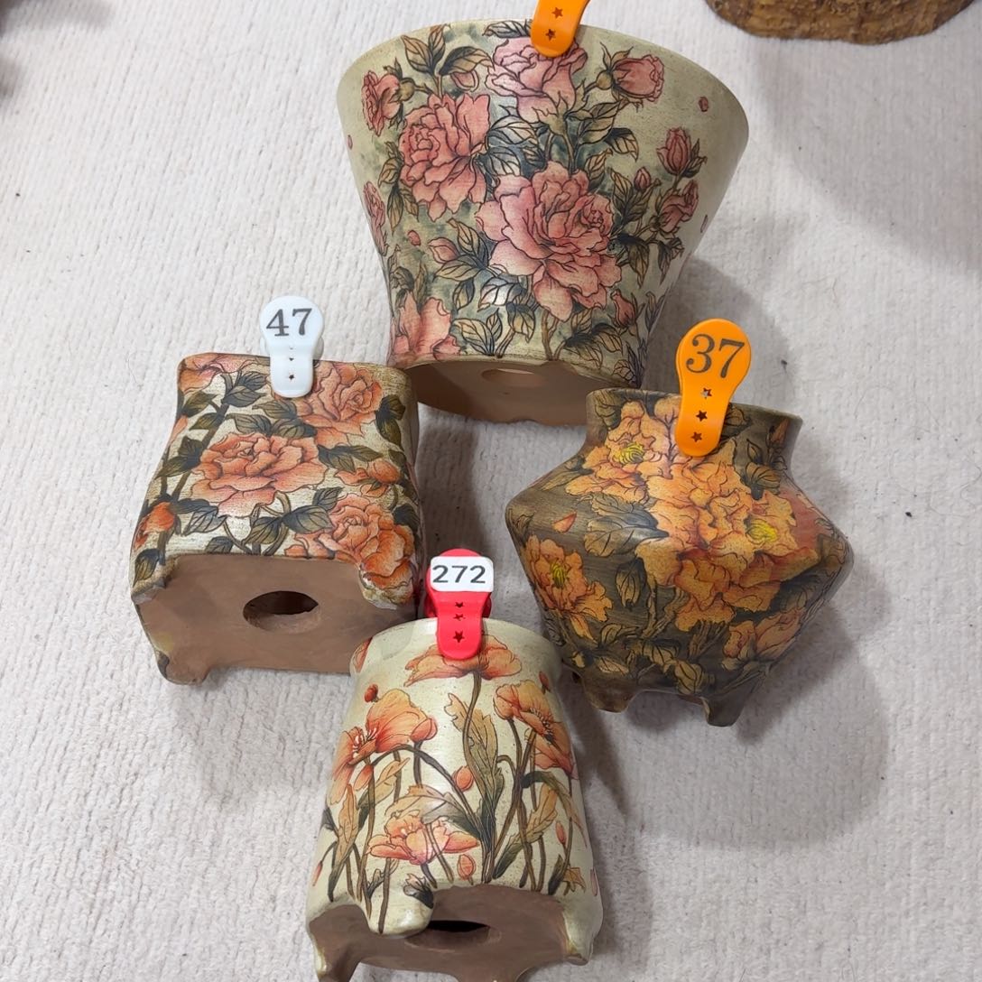 住***妞花盆紫砂陶瓷多肉花盆微瑕