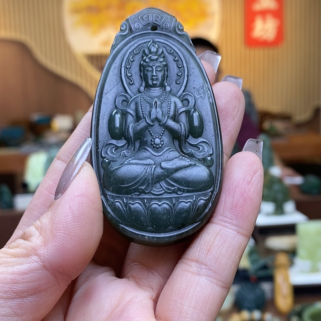 和田玉吊坠(赠链)未镶嵌孫***然多样性随机发一