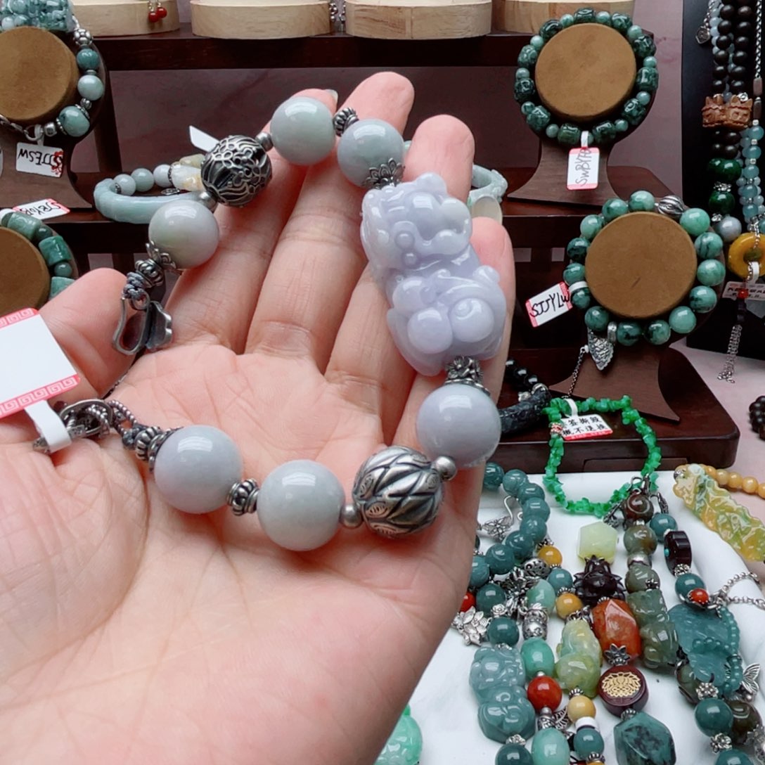 敬***酒翡翠未镶嵌手链手链