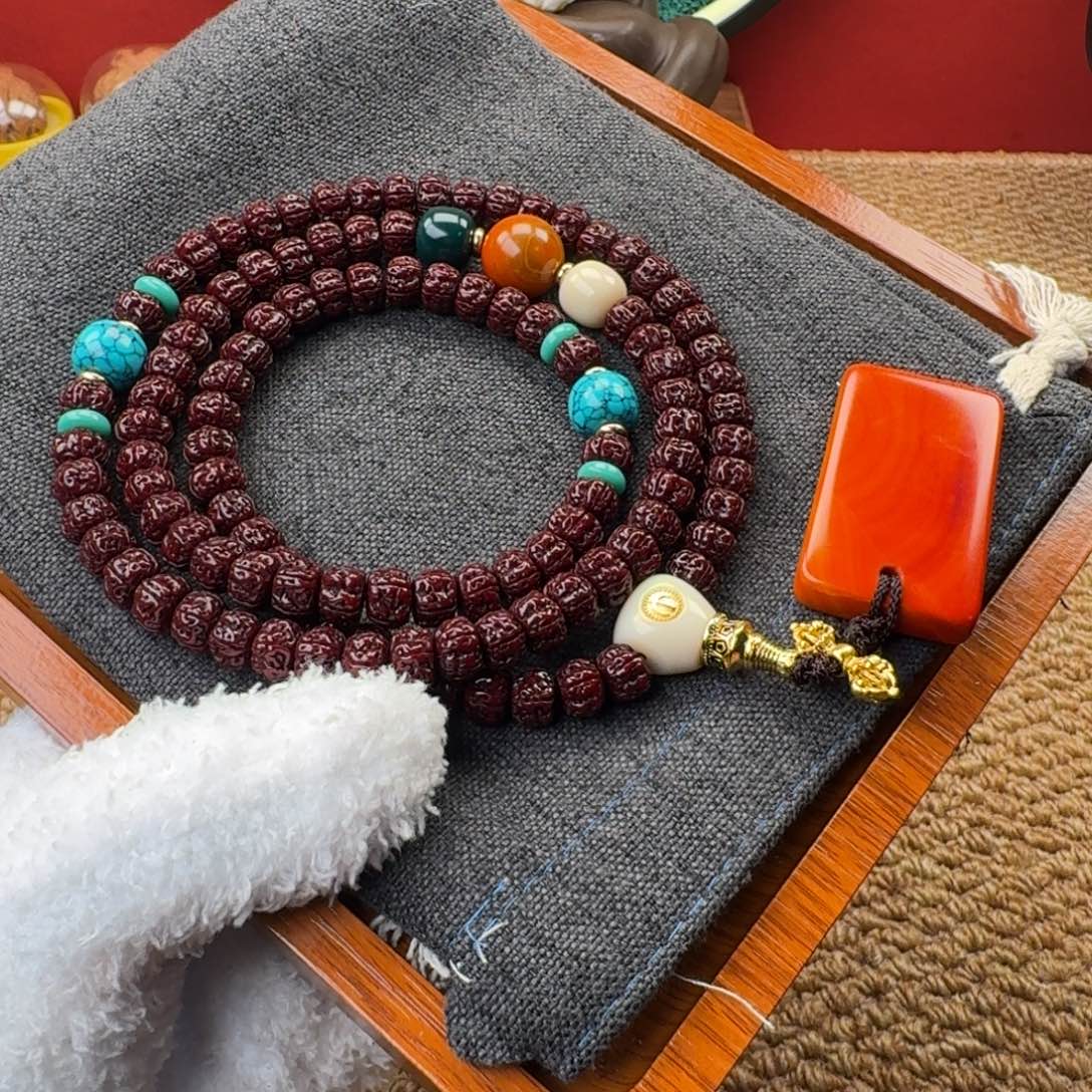 金刚菩提吊坠盘龙