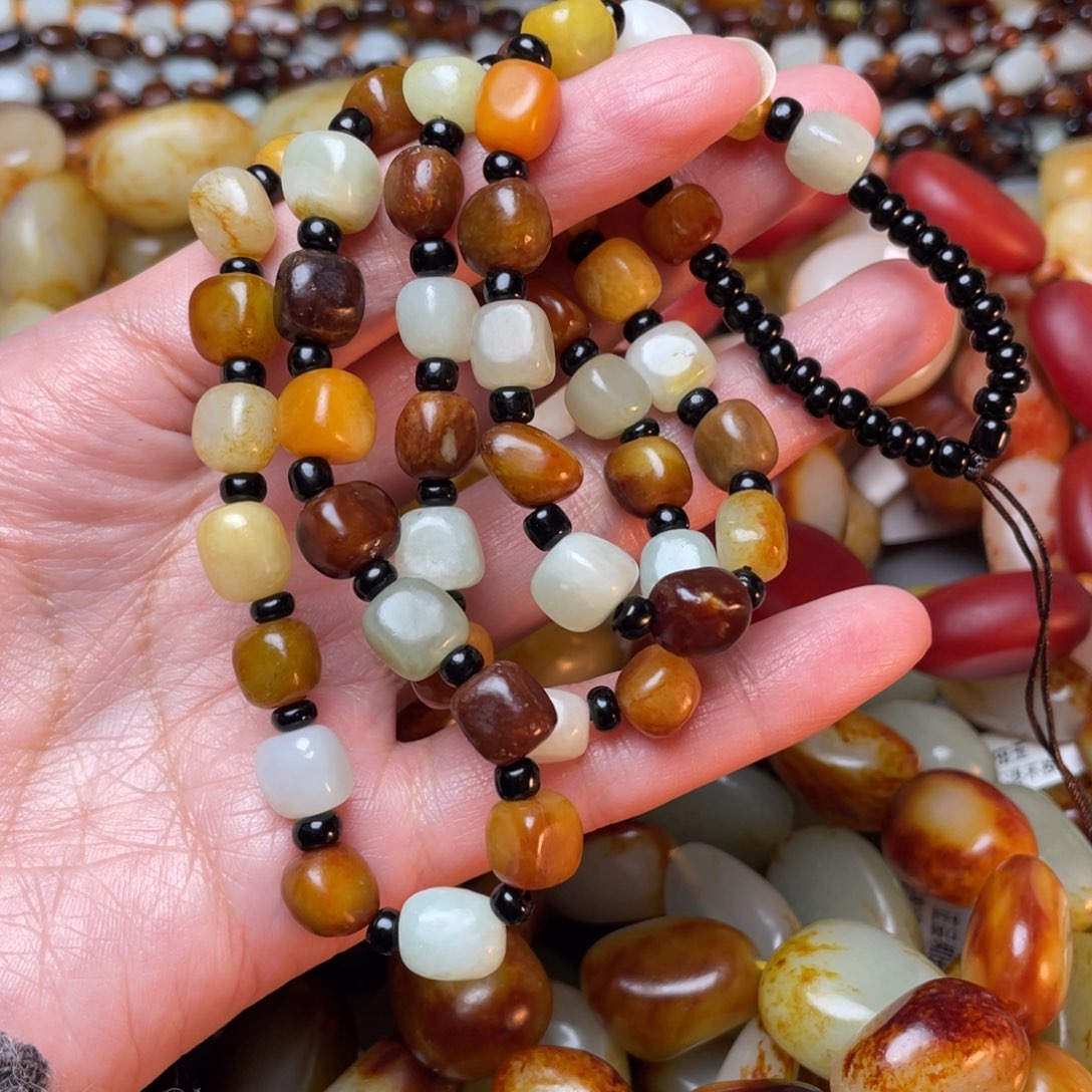 和田玉手链未镶嵌