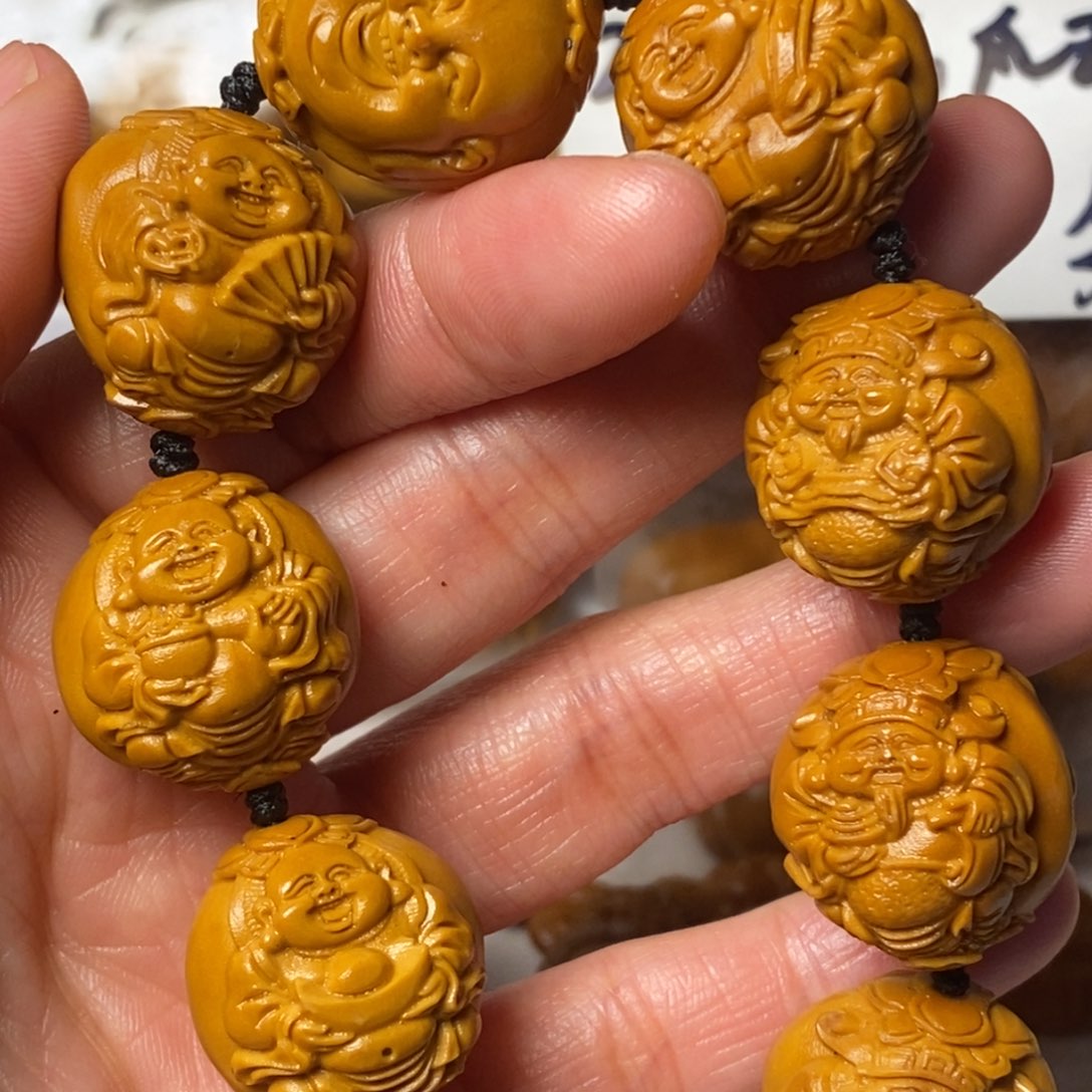 橄榄核手串/手链双面财弥