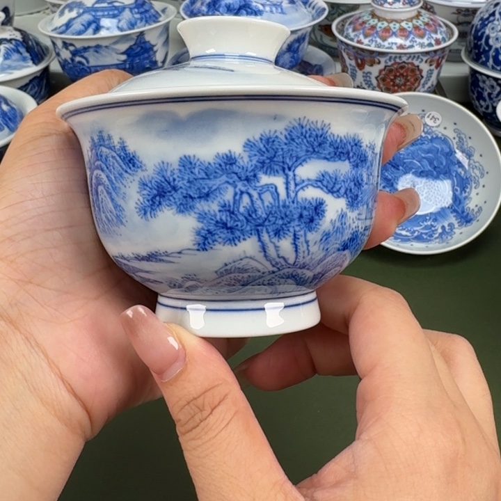 景德镇纯手工手绘茶器蒙蒙