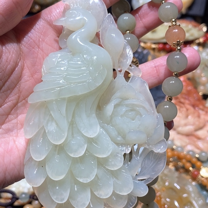 岫玉毛衣链未镶嵌