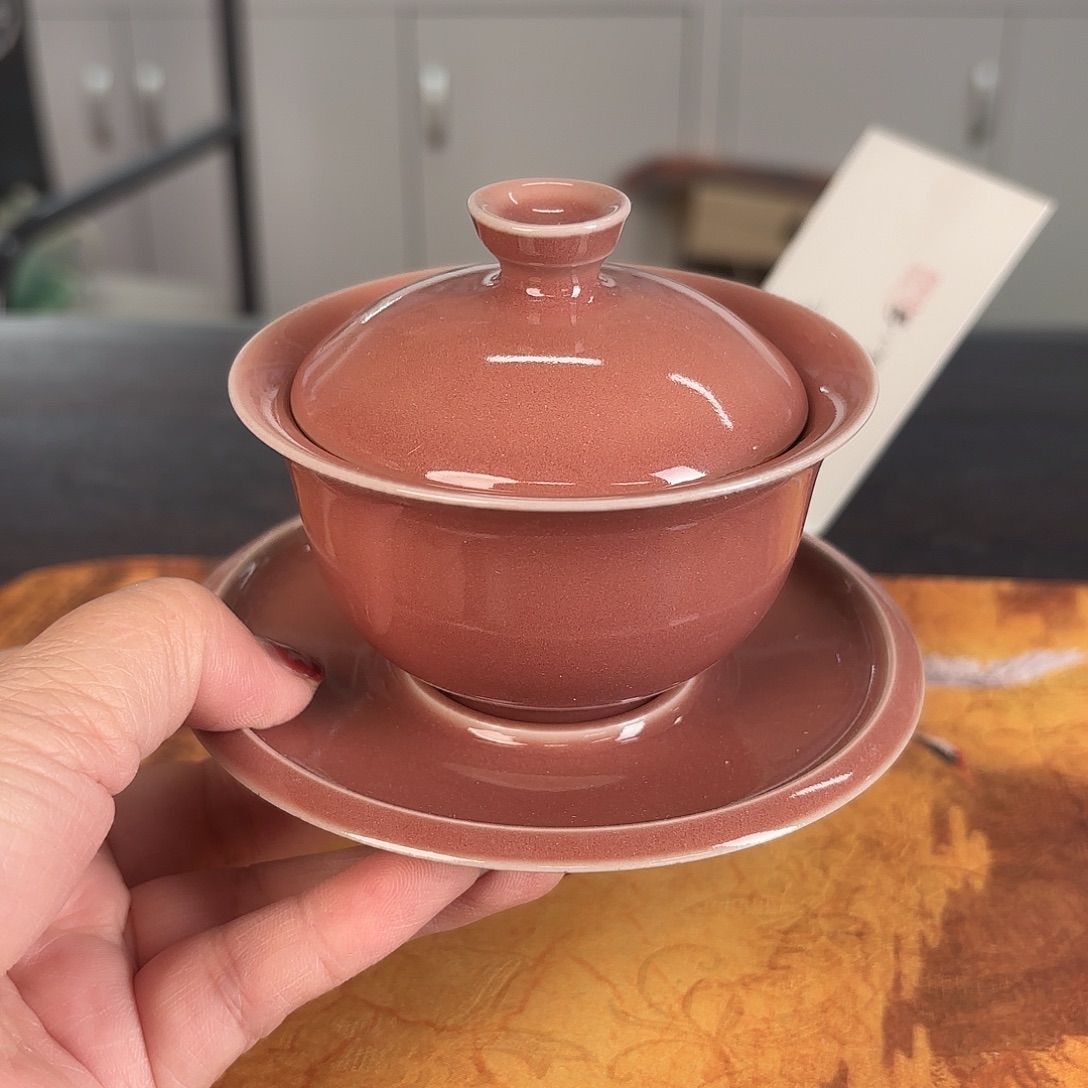 龙泉云间青瓷小米茶器