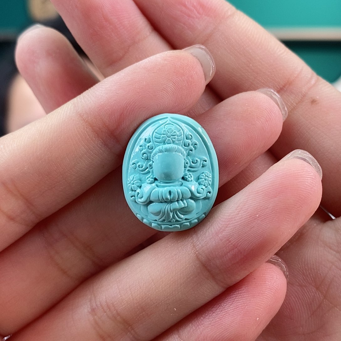 绿松石珠宝奇石未镶嵌