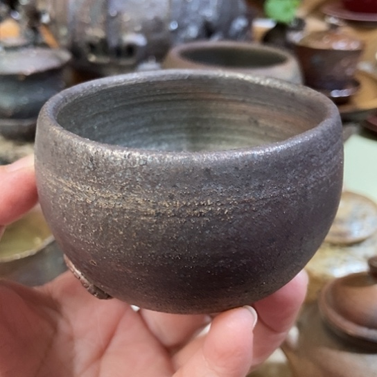 杯禅定杯柴烧裸烧手作品