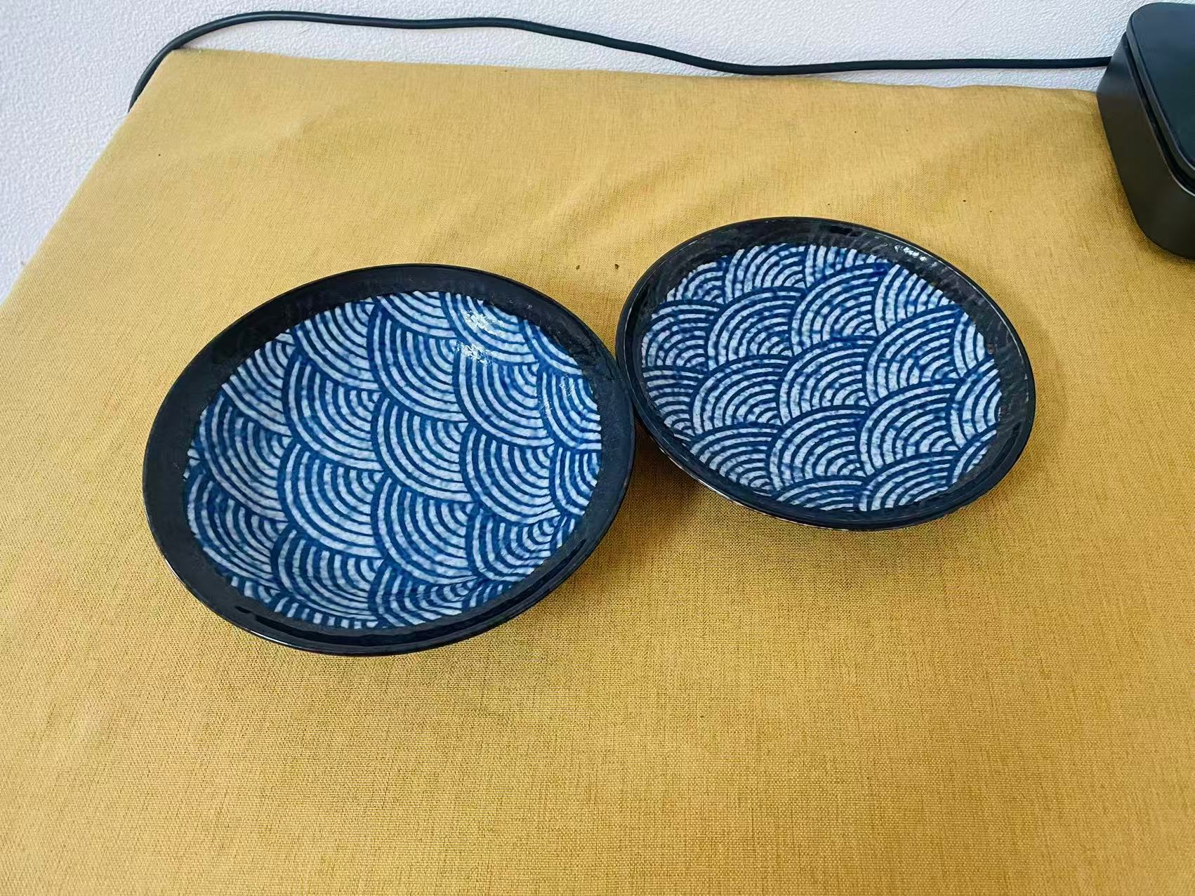 利利家青海波7.9英寸深盘+浅盘一组活动价