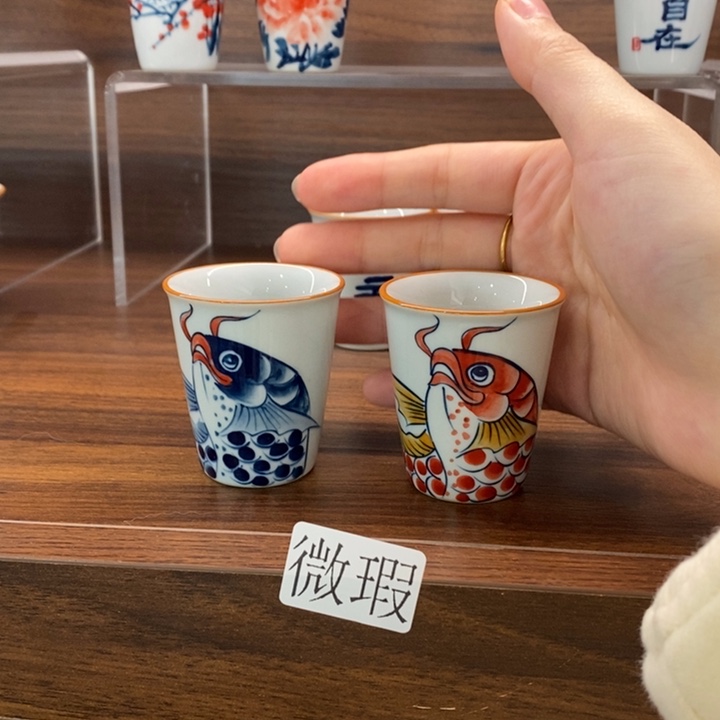 釉下老陶泥手工绘制