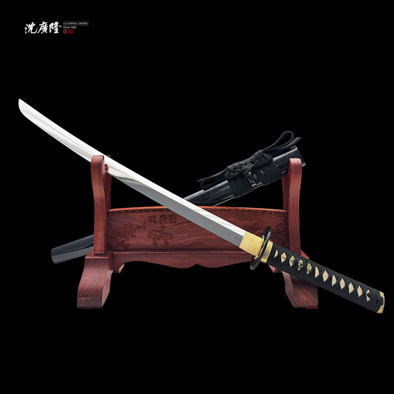 龙泉沈广隆-弑影刀 漆木 宝剑 未开刃