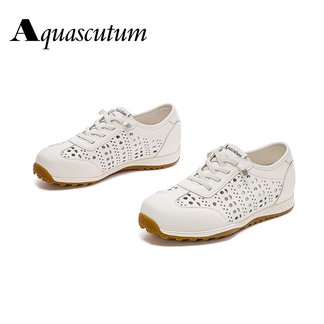 Aquascutum/雅格狮丹百搭2025新款薄款阿甘鞋软底百搭时尚休闲鞋