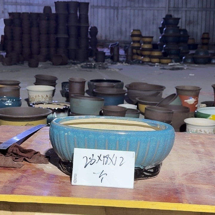 紫砂花盆手工制作