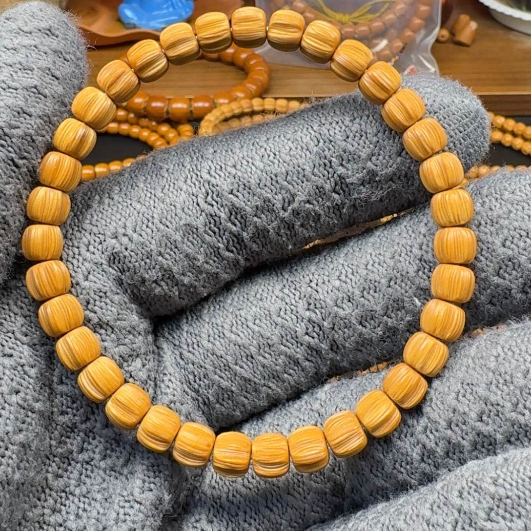 橄榄核手串/手链6.4老挝核尖复刻百香单圈