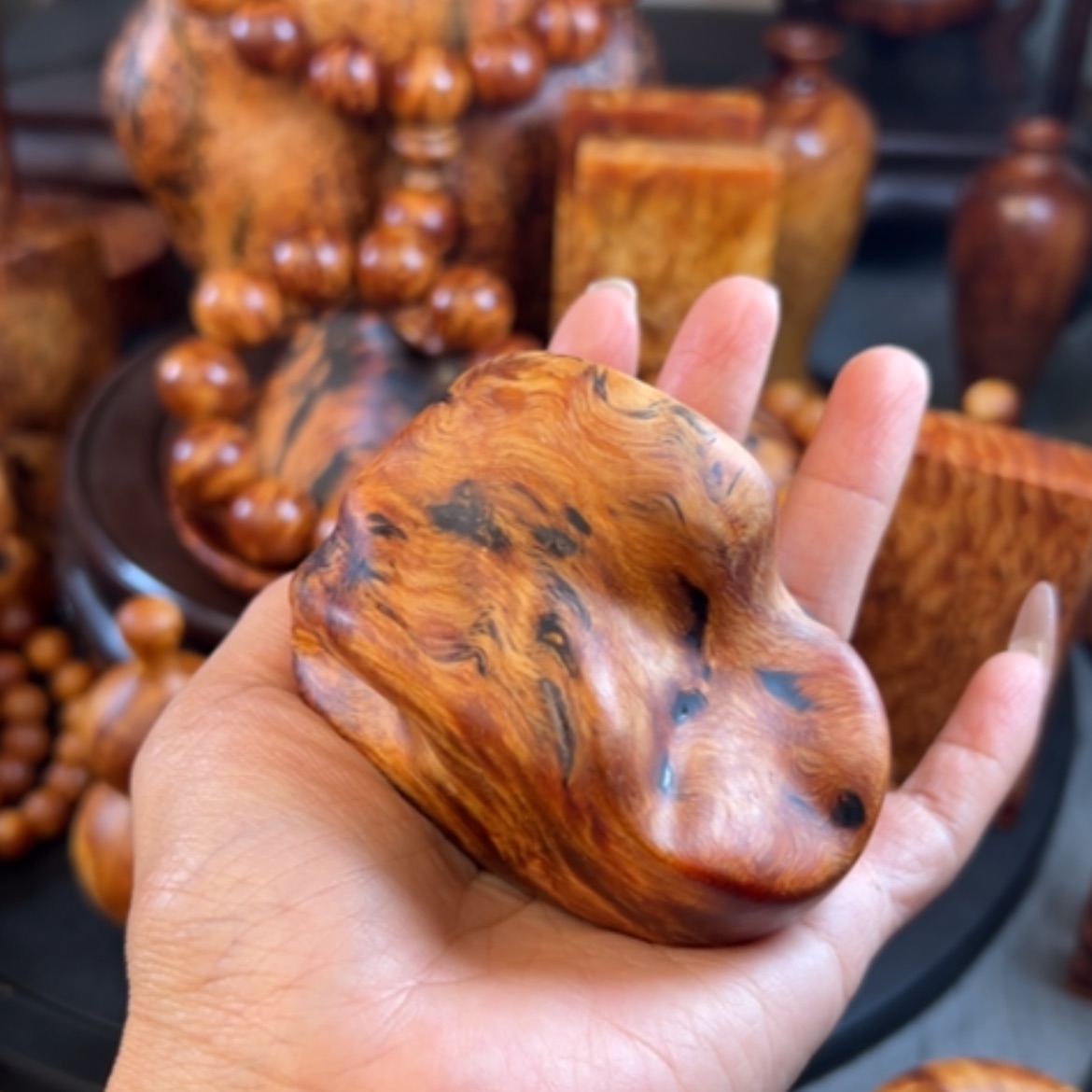 【闪购商品】松木（琥珀木）把件