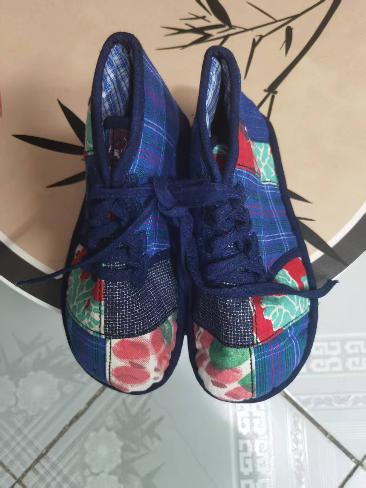 月光晒谷~素雅棉鞋