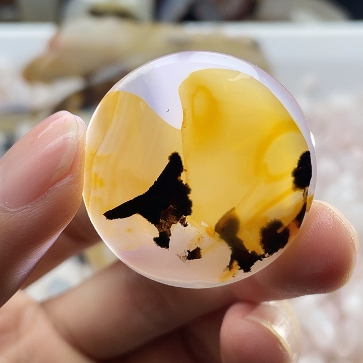 玛瑙/玉髓合金颈饰