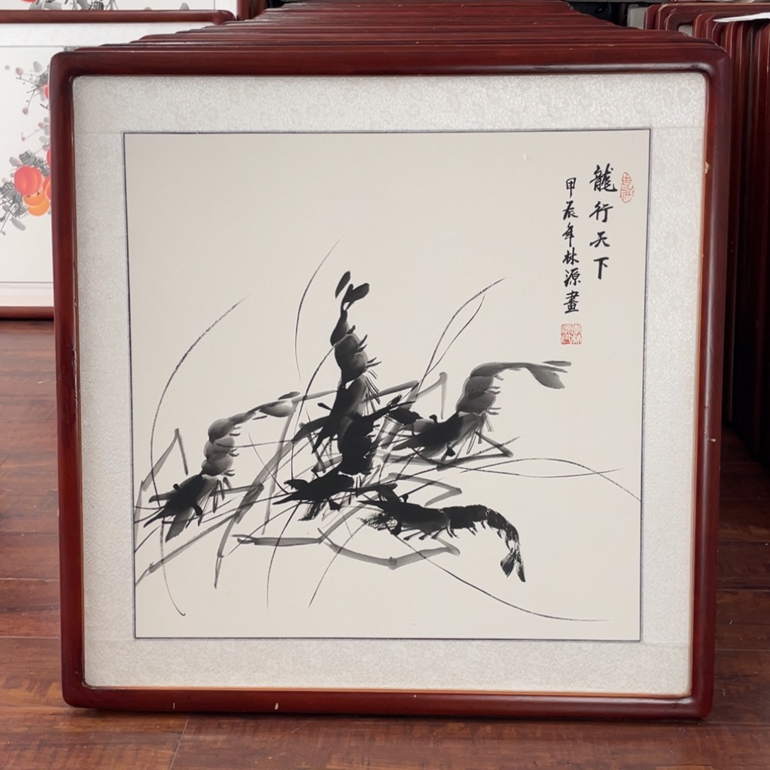 国画带框尺寸63*63厘米