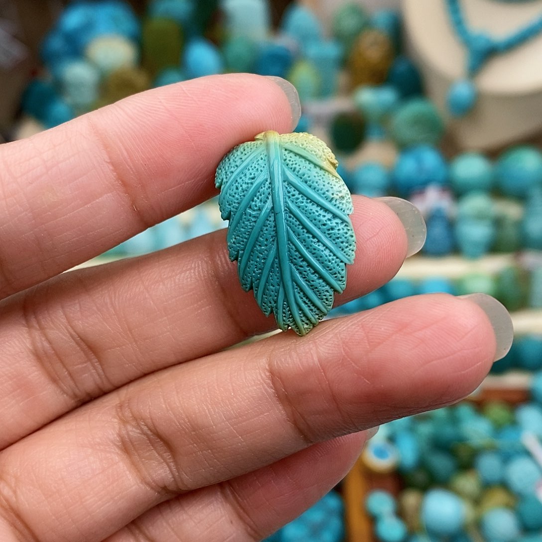 绿松石珠宝奇石未镶嵌