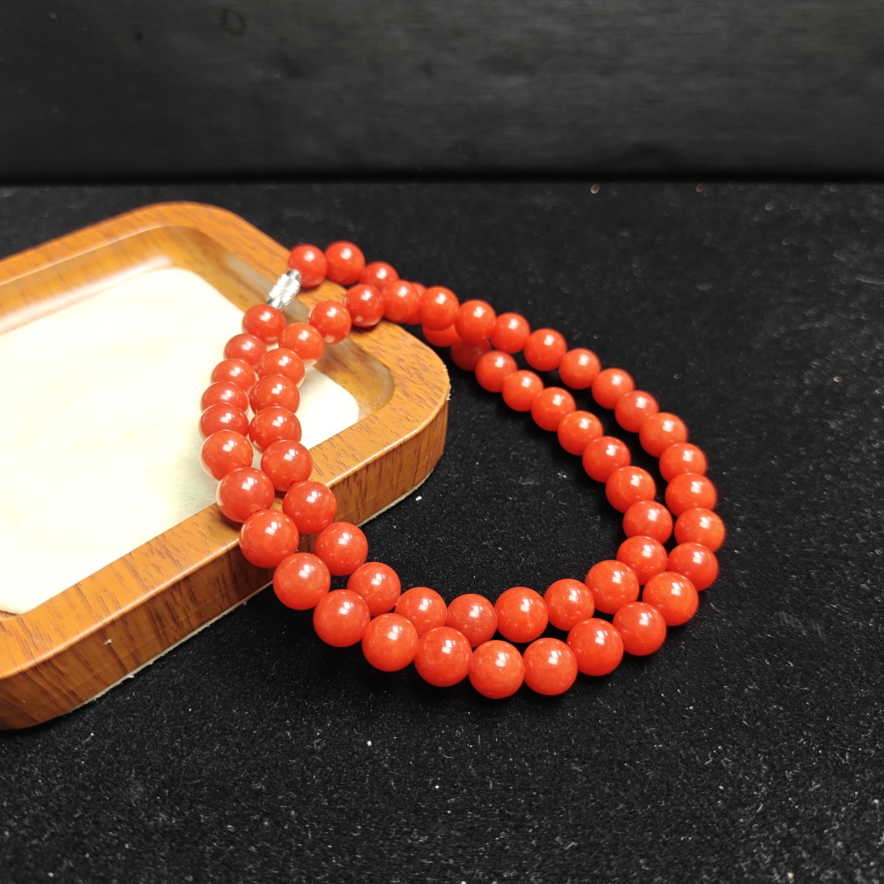 [停业清货]满肉锦红色8m妈妈链-123-多样性发一